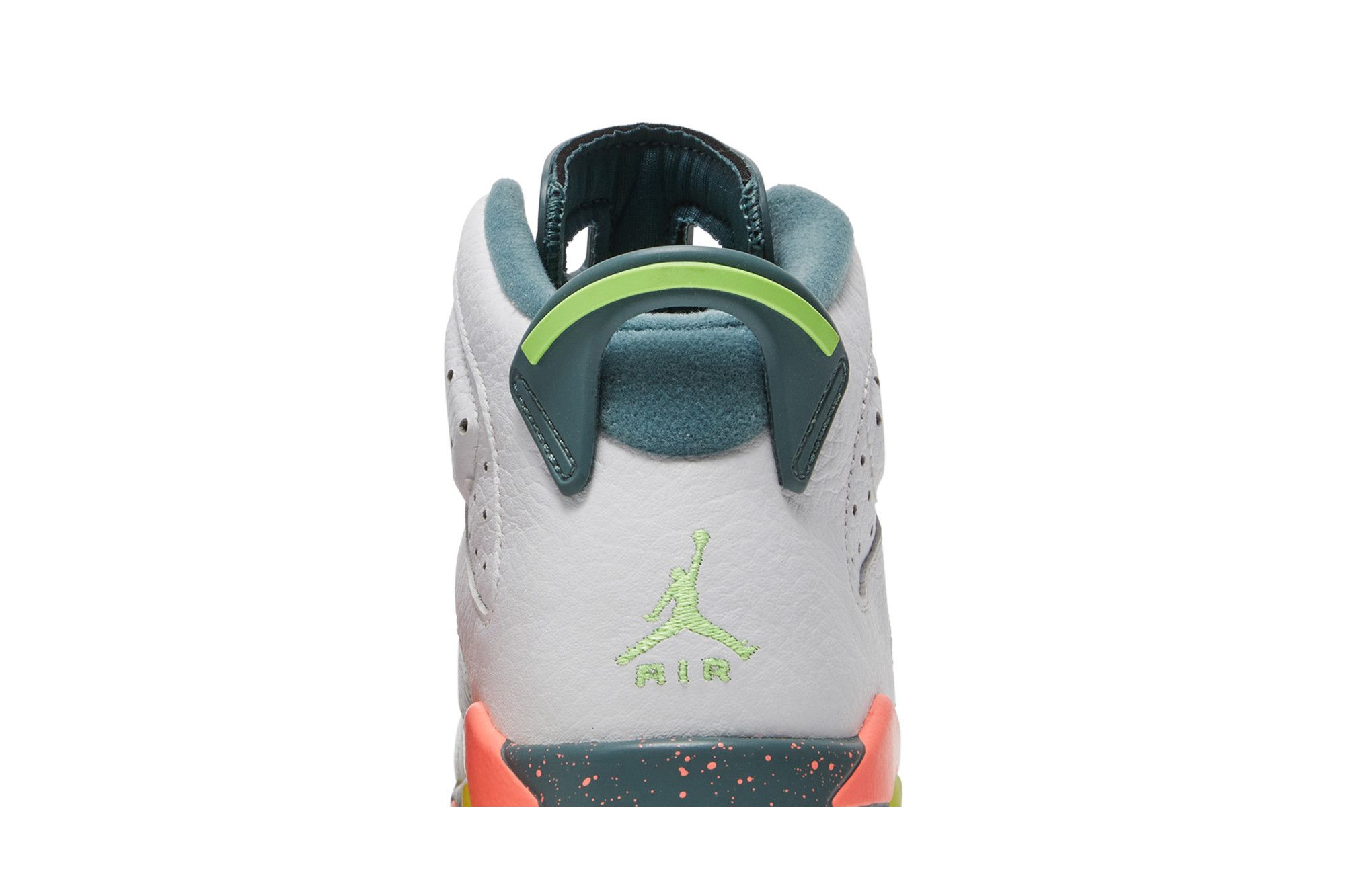 Pre-owned Air Jordan 6 Retro Gs 'bright Mango' In White
