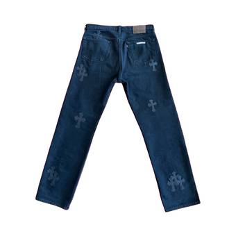 Buy Chrome Hearts Jeans With Cross 'Black' - 1383 200000201JWC