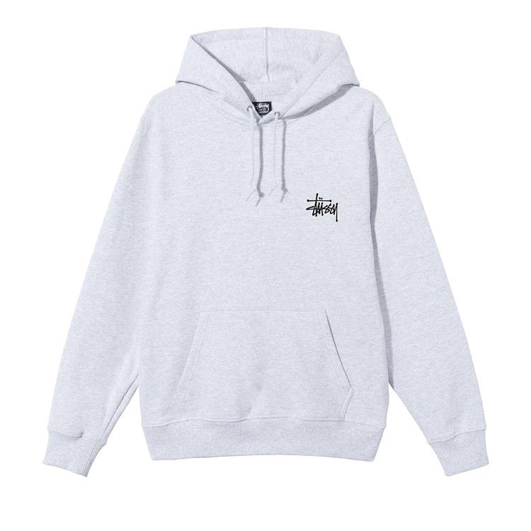 ★Stussy Basic Stussy Hoodie Ash Heather 2024★ Stussy Basic Stussy Zip Hoodie Ash Heather 2024 (100