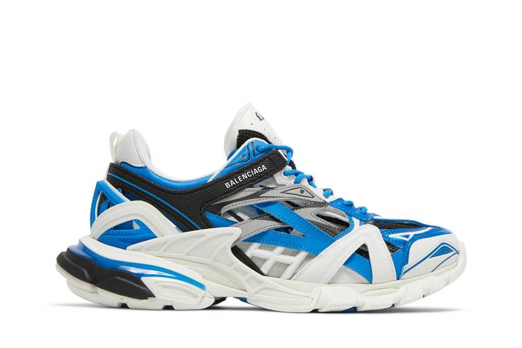 Buy Balenciaga Track.2 Sneaker 'White Blue' - 568614 W3AE2 4191 | GOAT
