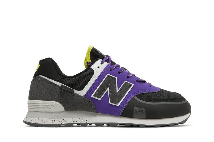 New Balance 574T 'Black Purple'