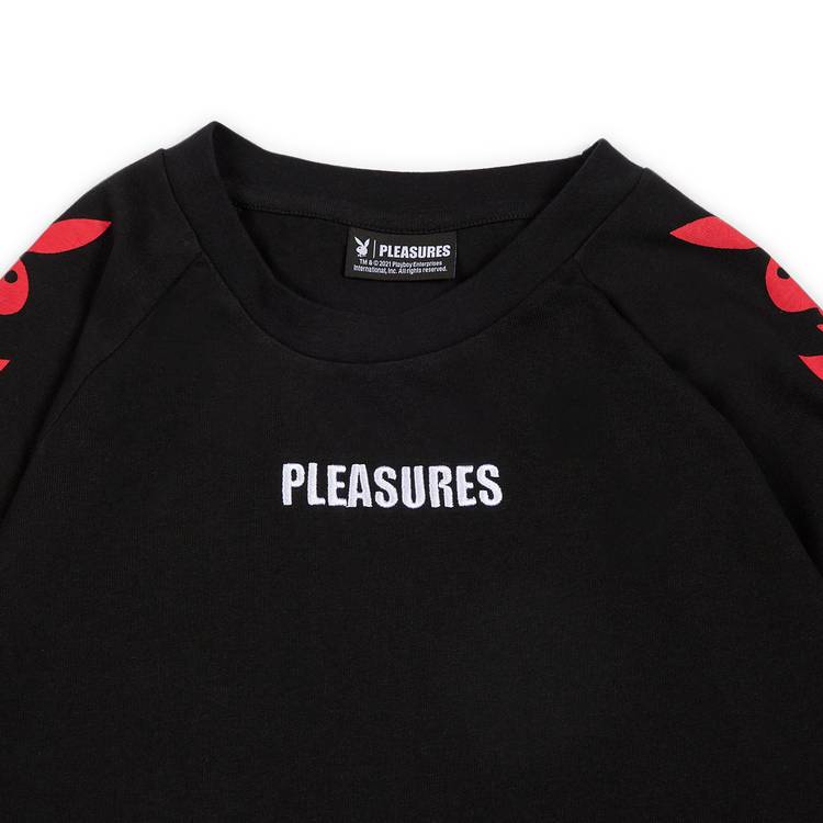 Pleasures PB Raglan Long-Sleeve 'Black' | GOAT