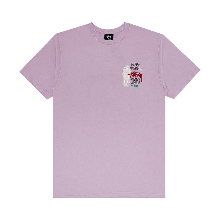 Stussy Ist Mask Tee 'light Purple'