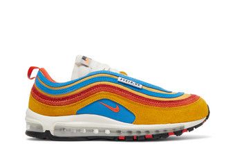 Nike Air Max 87 Colorful Leopard Yellow Black White Orange Blue Women  Running Shoes 537384-114 - Sepsport