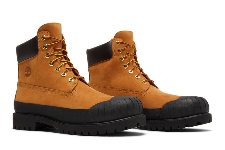 Timberland 6 Inch Premium Rubber Toe Boot 'wheat Black'