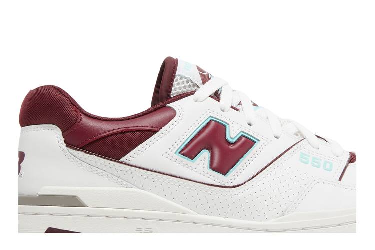 new balance 550 burgundy turquoise