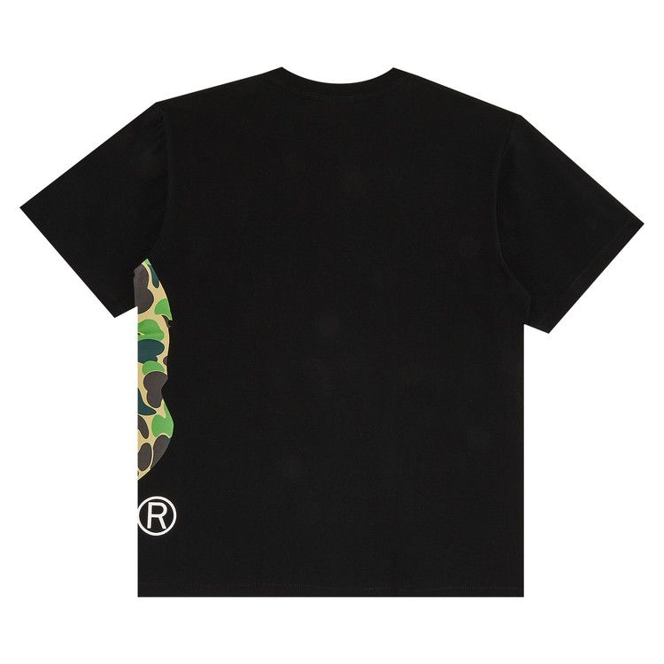 Bape camo green side popular ape head tee