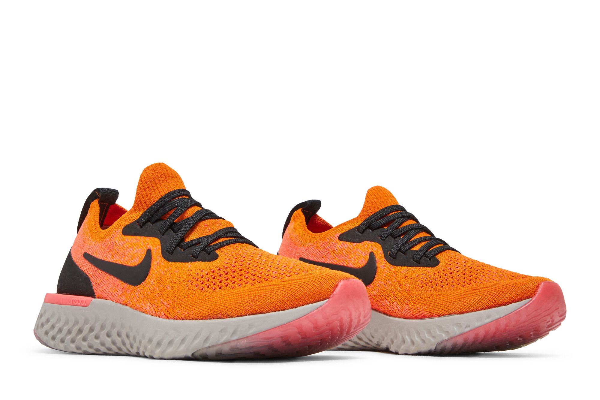 NIKE Pre-owned Epic React Flyknit Gs 'copper Flash' In Orange