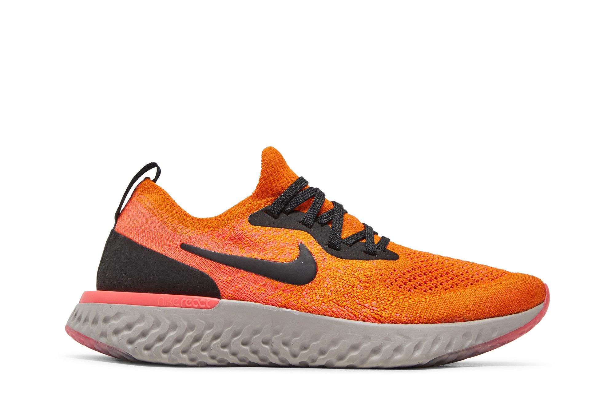 NIKE Pre-owned Epic React Flyknit Gs 'copper Flash' In Orange
