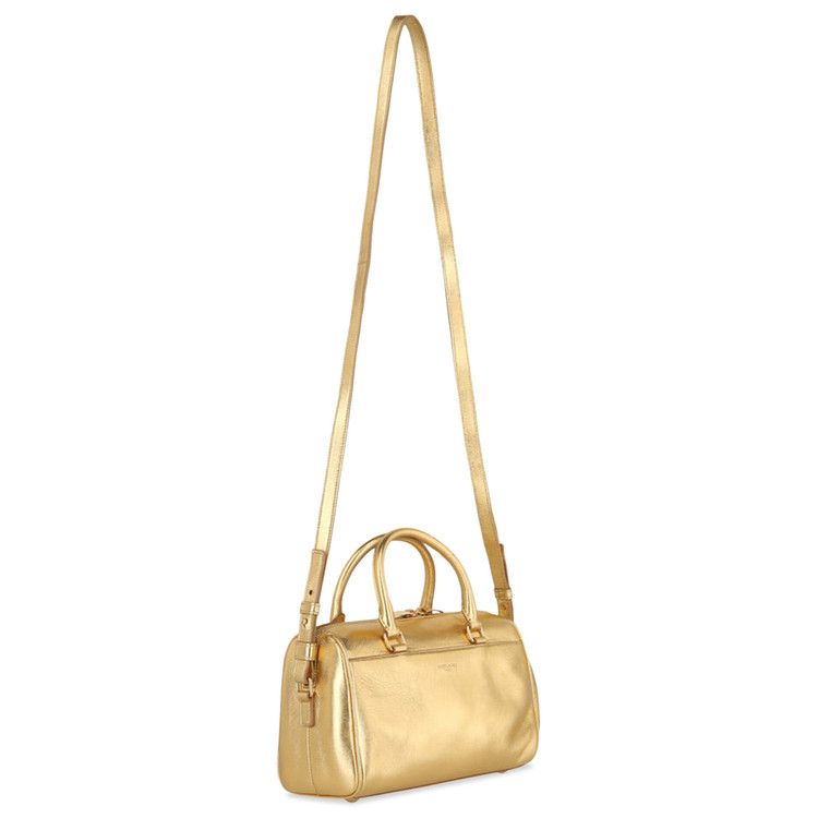 Saint Laurent Toy Duffle Bag Metallic Gold