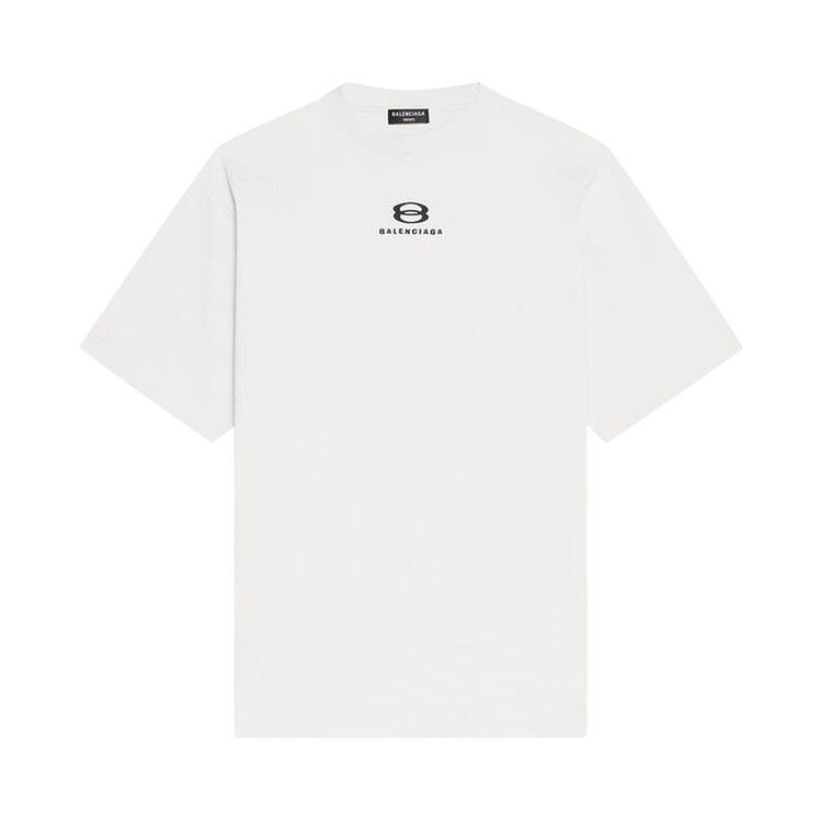 Balenciaga Large Fit T-Shirt Chalky White/Black