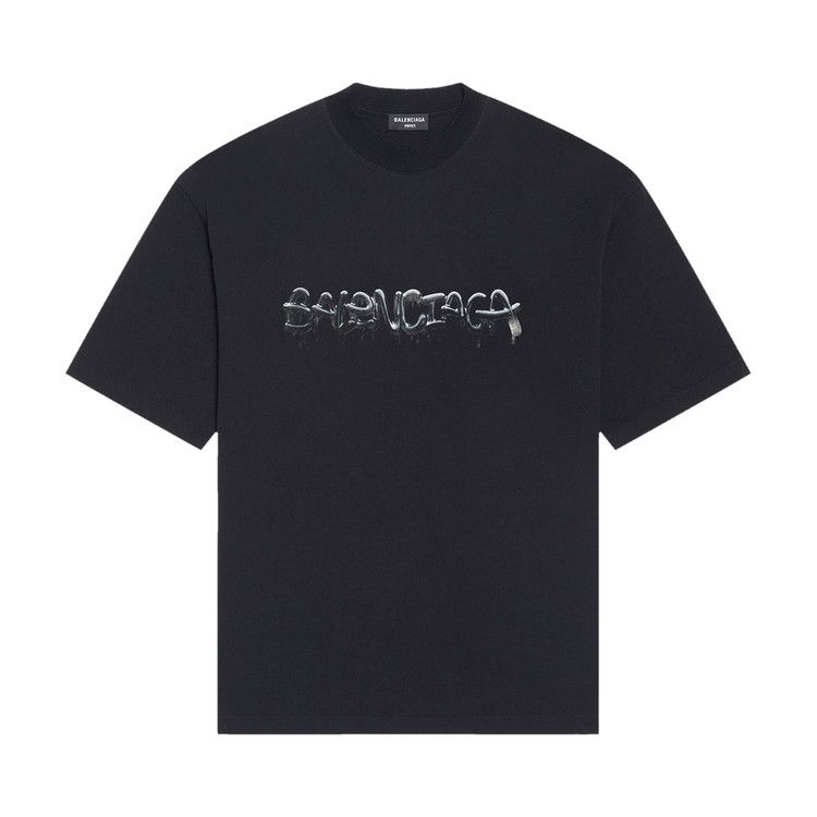 Balenciaga Medium Fit T-Shirt Black