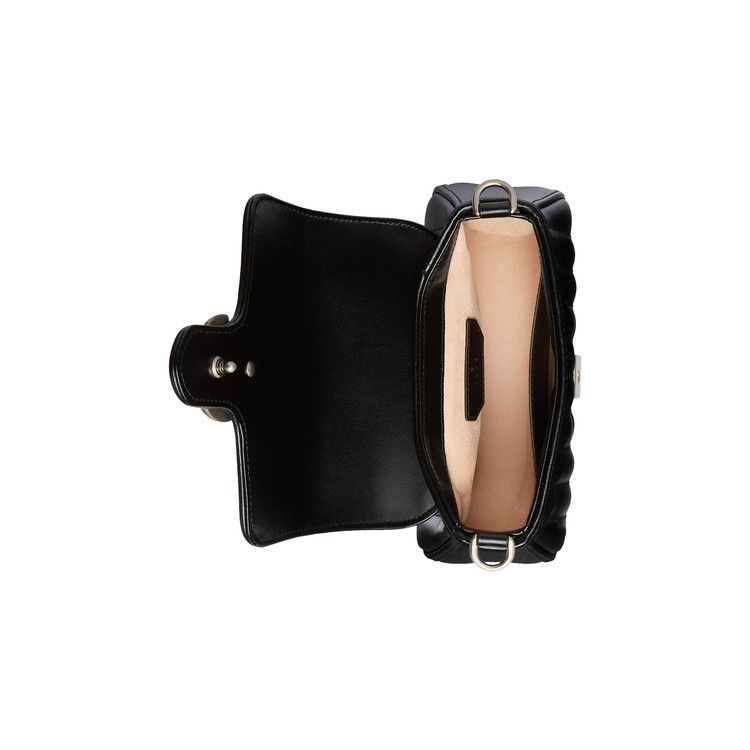 Gucci Gg Marmont Mini Top Handle Bag Black