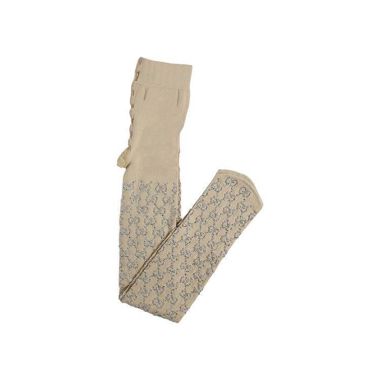 Buy Gucci GG Embroidered Crystal Tights 'Rose' - 676641 3G354 6963