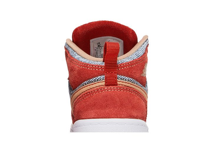 Air Jordan 1 Mid SE Td Denim Red