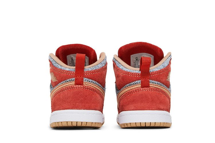 Air Jordan 1 Mid SE Td Denim Red