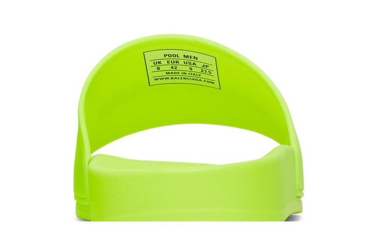 Balenciaga Pool Slides Fluo Yellow