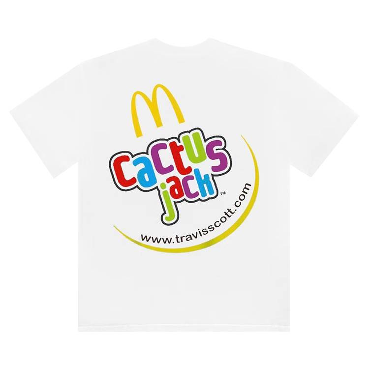 Cactus Jack by Travis Scott x McDonald's Smile T-Shirt 'White'