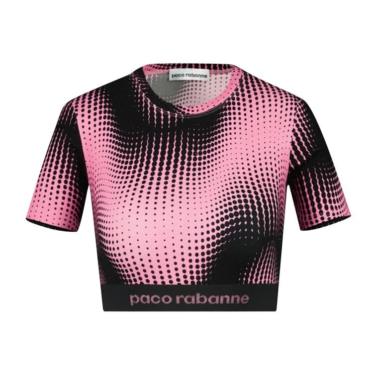 Tシャツ・カットソー RABANNE JERSEY CROPPED TOP WITH EYELETS Paco Rabanne Jersey Cropped Top With Eyelets | italist