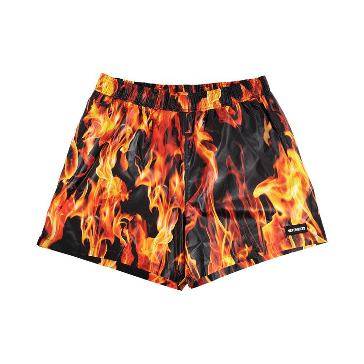 Buy Vetements Fire Swim Shorts 'Fire Print' - ME52TR120F FIRE | GOAT