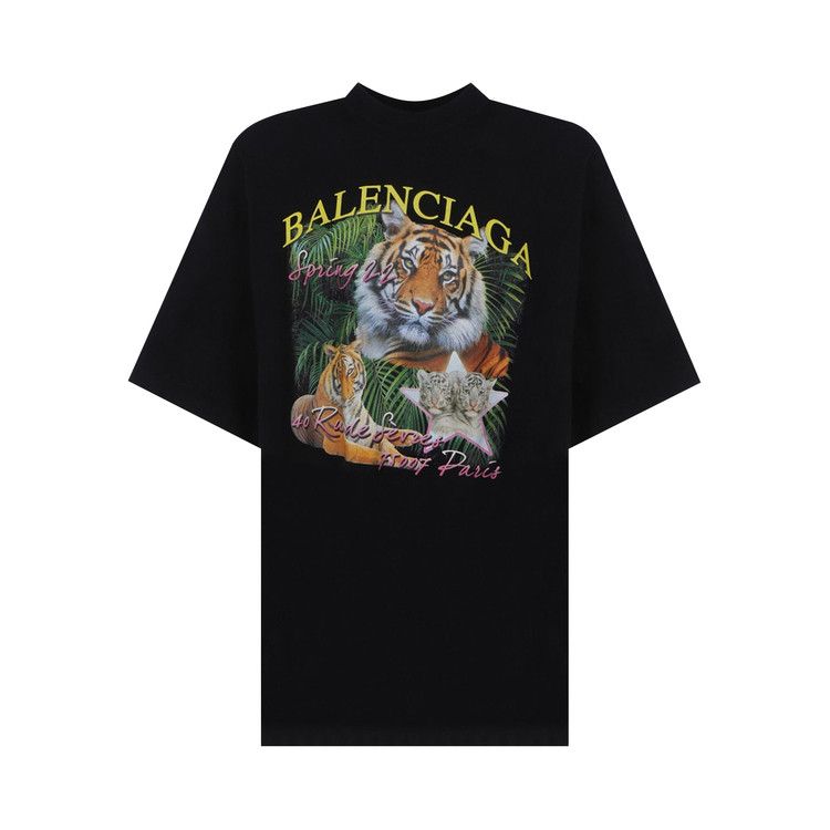 Balenciaga Worn Out T-Shirt Black