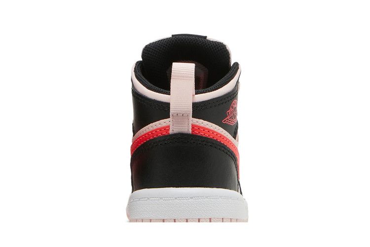 Air Jordan 1 Mid Td Black Pink Crimson