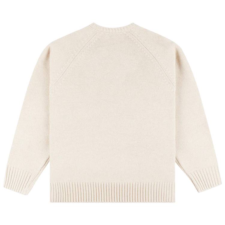 Dime Letterman Knit Sweater 'Cream' | GOAT