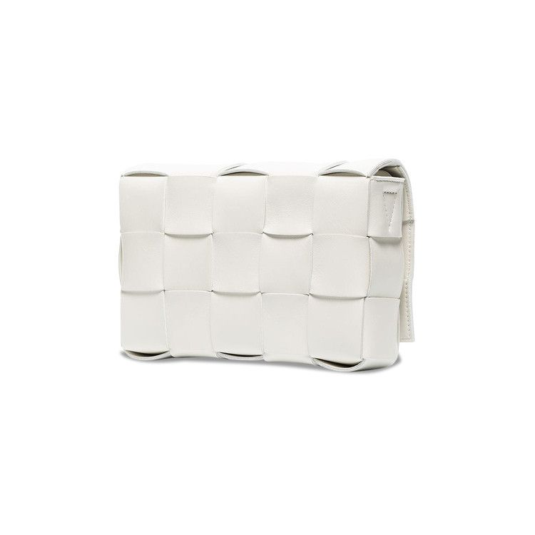 Bottega Veneta Cassette Bag White/Silver