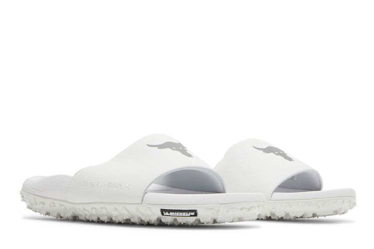 Buy Project Rock Slides 'White' - 3023762 101 | GOAT