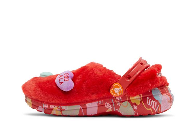 Crocs x Sweethearts Get Romantic With Furry Valentine's Day Clogs