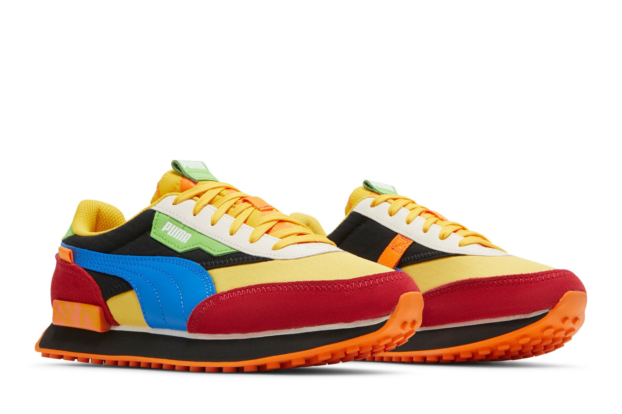 Pre-owned Puma Future Rider Jr 'candy Bar' In Multi-color