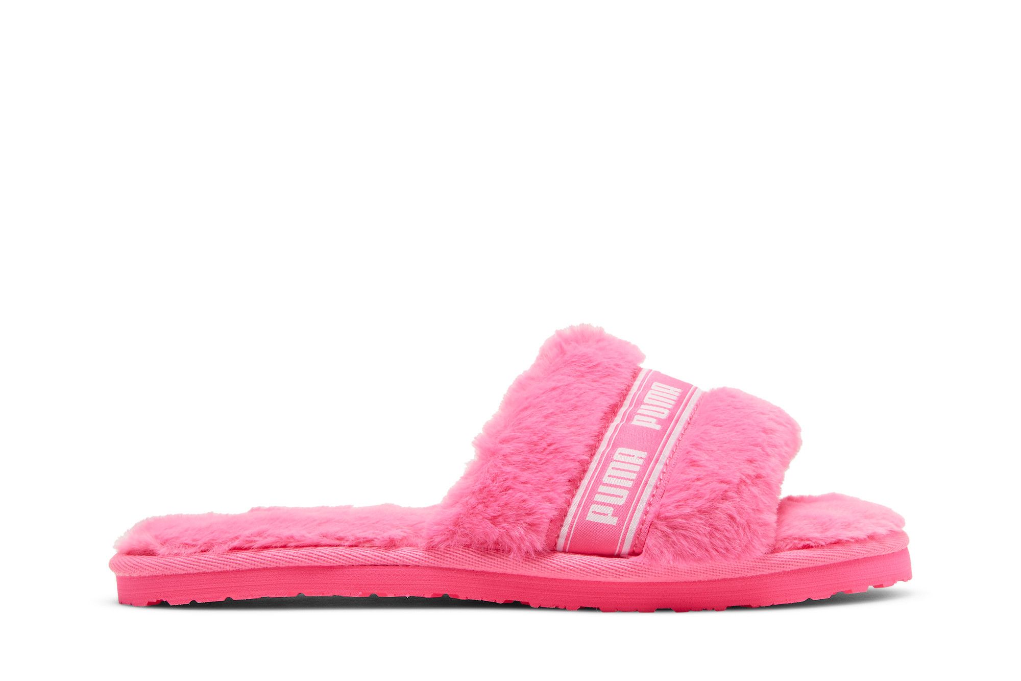 Pre-owned Puma Wmns Fluff Slide 'fluo Pink'