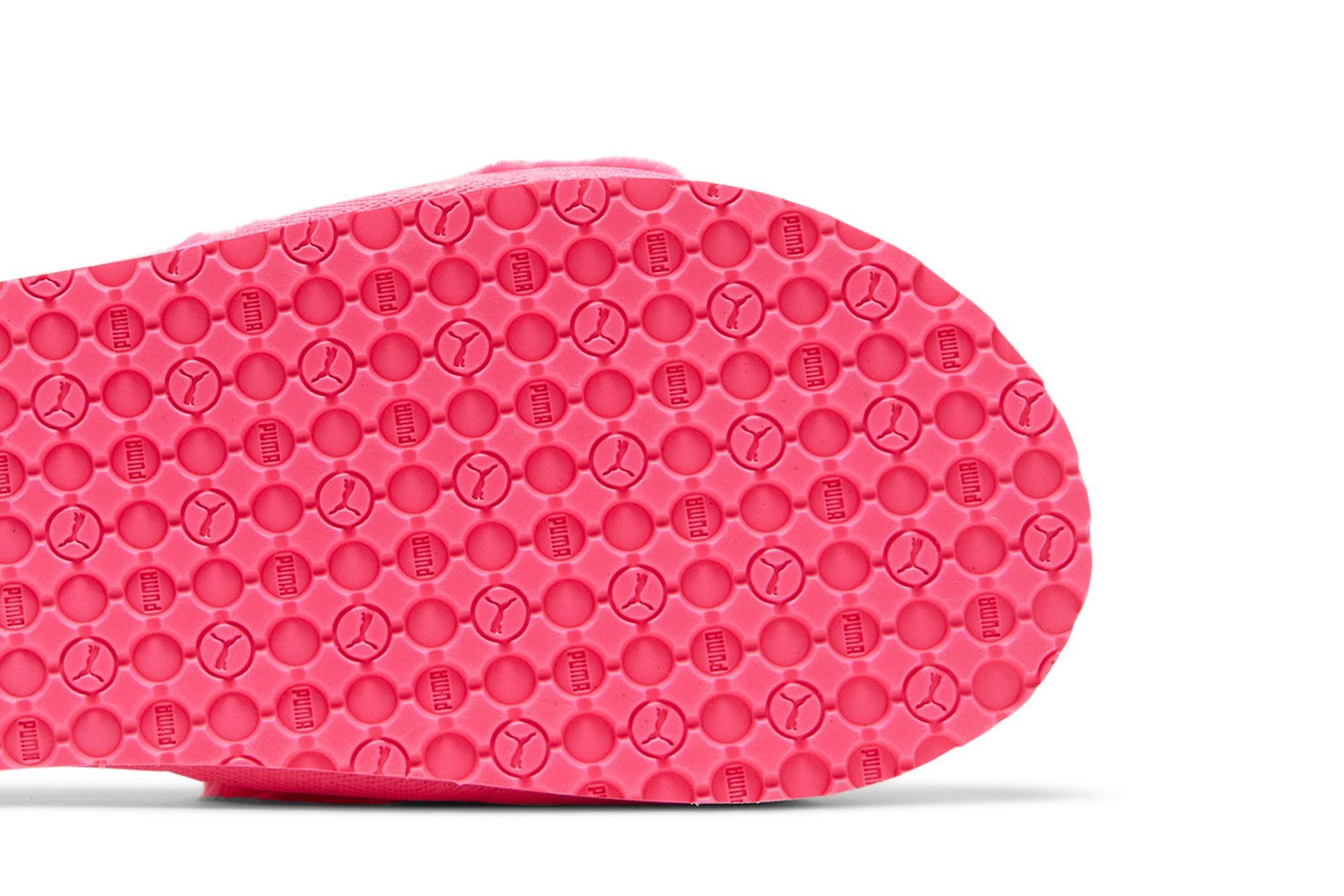 Pre-owned Puma Wmns Fluff Slide 'fluo Pink'