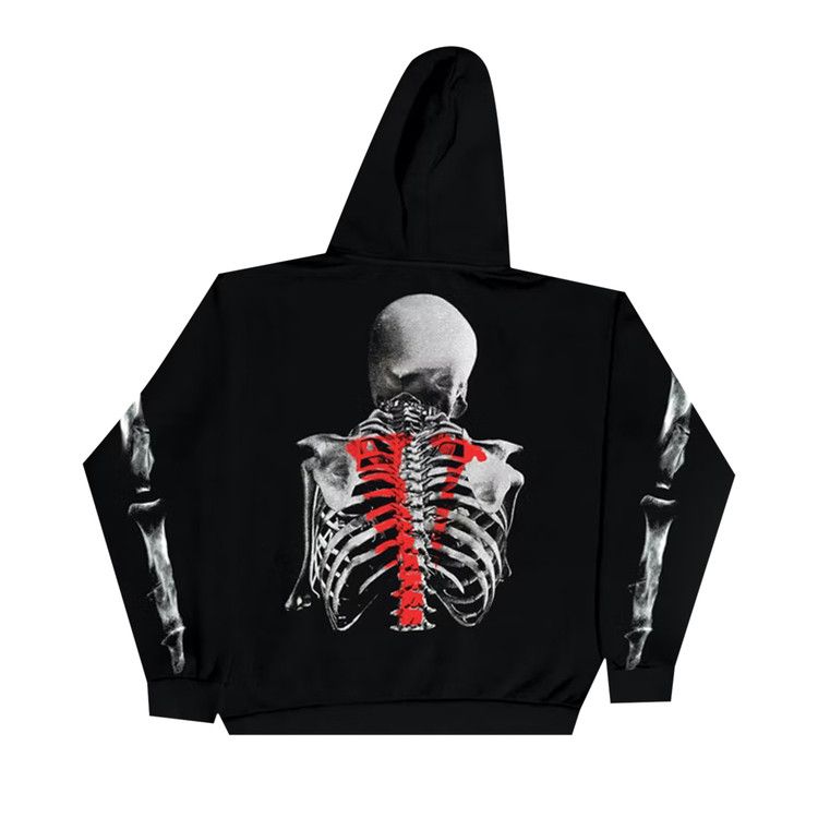 Vlone x nba youngboy popular bones hoodie white