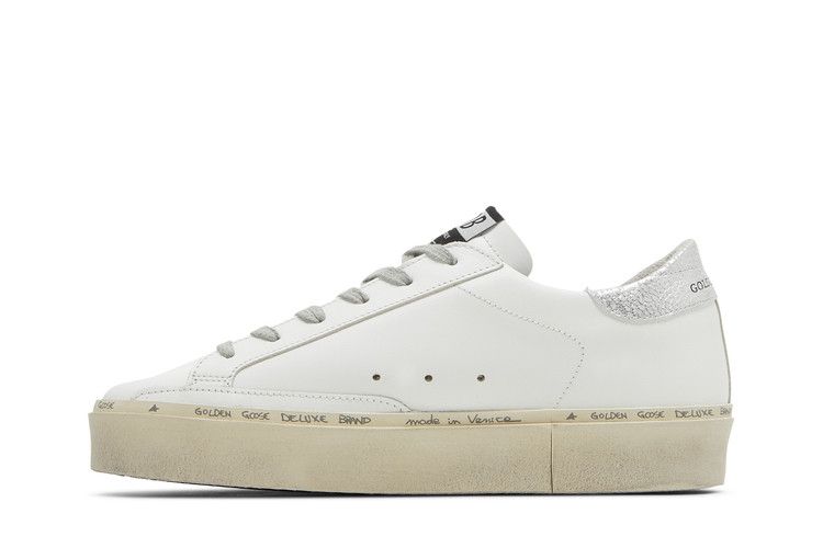 Buy Golden Goose Wmns Hi Star 'White Silver' - GWF00118
