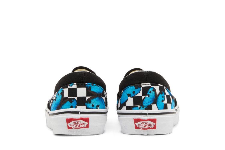 Vans slip hot sale on butterfly