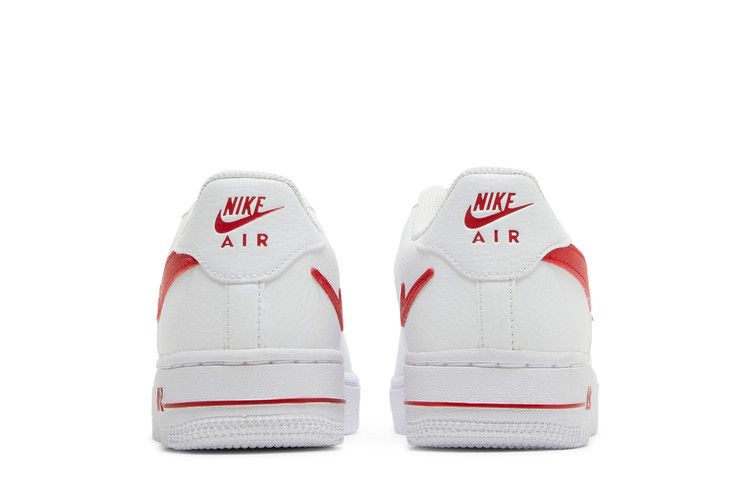 Air Force 1 GS 'Cut-Out Swoosh - White University Red' | GOAT