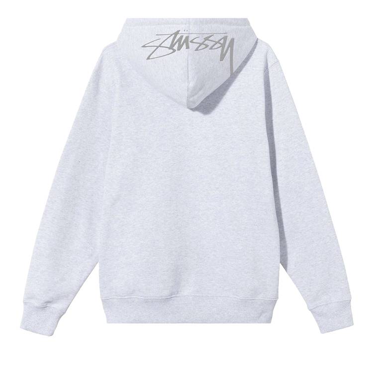 Buy Stussy Back Hood Appliqué Hood 'Ash Heather' - 118472 ASH | GOAT