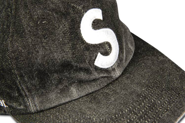 Supreme x Kevlar Denim S Logo 6-Panel 'Black' | GOAT