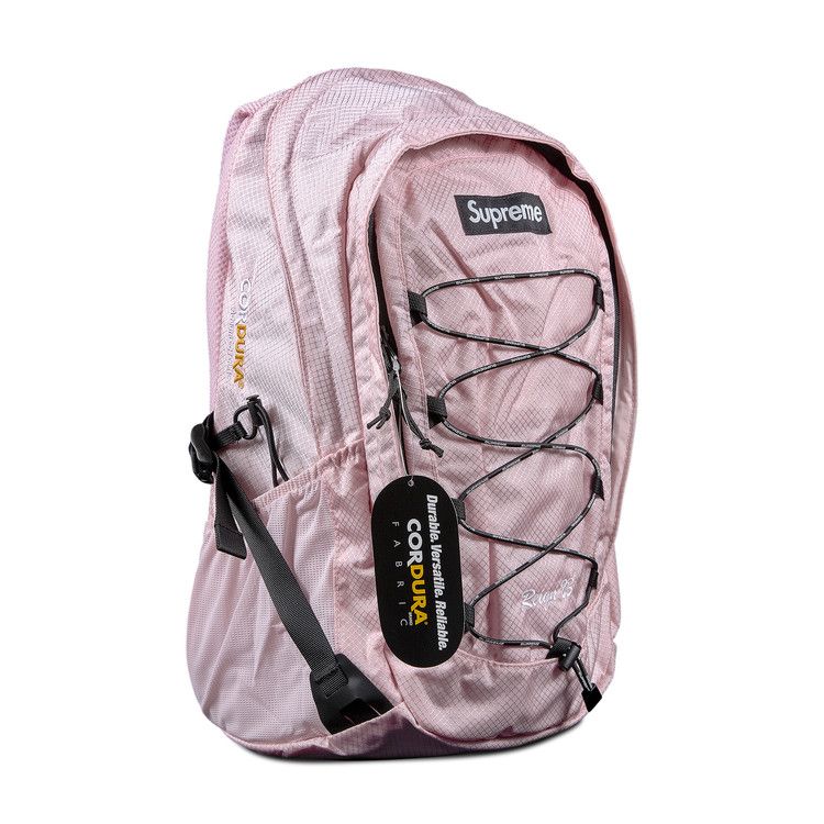 新品supreme x northface backpack rose pink