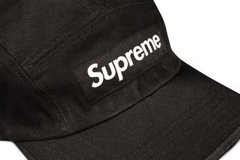 Buy Supreme Washed Chino Twill Camp Cap 'Black' - SS22H106 BLACK