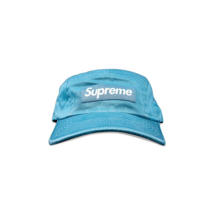 Buy Supreme Washed Chino Twill Camp Cap 'Teal' - SS22H106 TEAL
