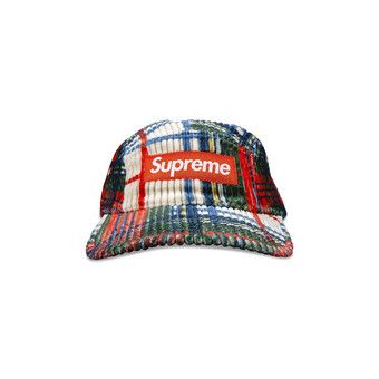 Supreme Corduroy Camp Cap 'Plaid'