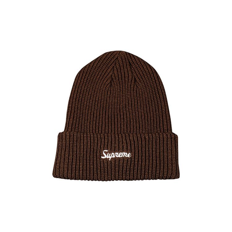 Supreme Loose Gauge Beanie 'Brown'