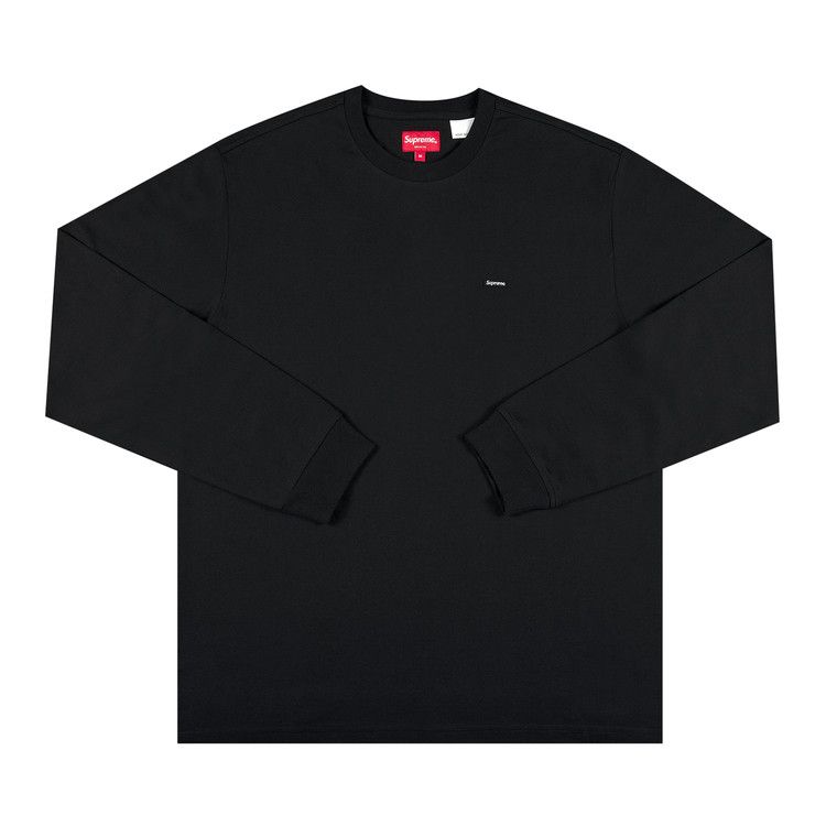 Buy Supreme Small Box Long-Sleeve Tee 'Black' - SS22KN14