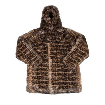 Buy Supreme Faux Fur Hooded Coat 'Brown' - SS22J13 BROWN