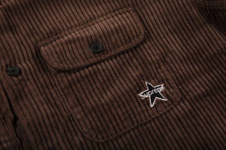Buy Supreme Corduroy Shirt 'Brown' - SS22S33 BROWN | GOAT CA