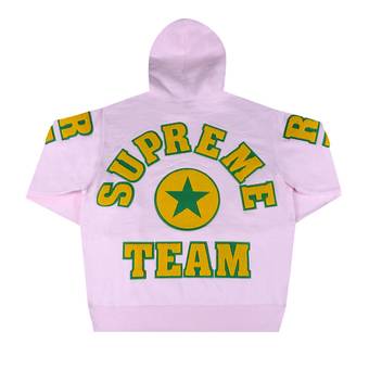 Supreme Team Chenille Hooded Sweatshirt 'Light Pink' | GOAT