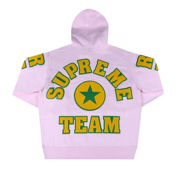 Supreme Team Chenille Hooded Sweatshirt 'Black