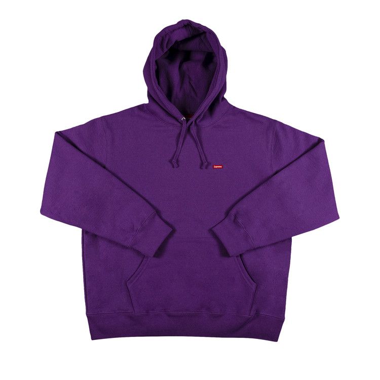 Buy Supreme Small Box Hooded Sweatshirt 'Purple' - SS22SW48 